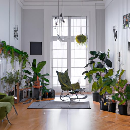a beautiful apartment with hanging plant 512x512 52978519