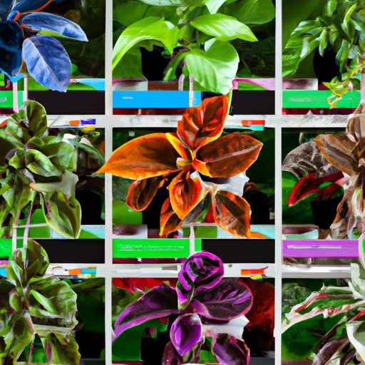 a collage of colorful and vibrant plant 512x512 44296796