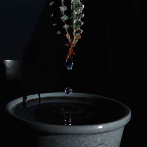 a drooping cactus surrounded by water ph 512x512 17872155