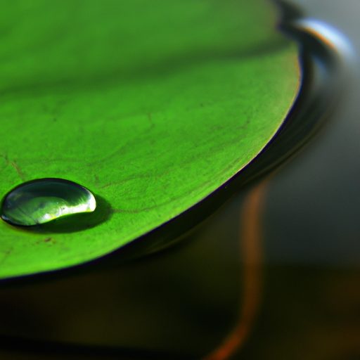 a droplet of water hovering over a lily 512x512 62547230
