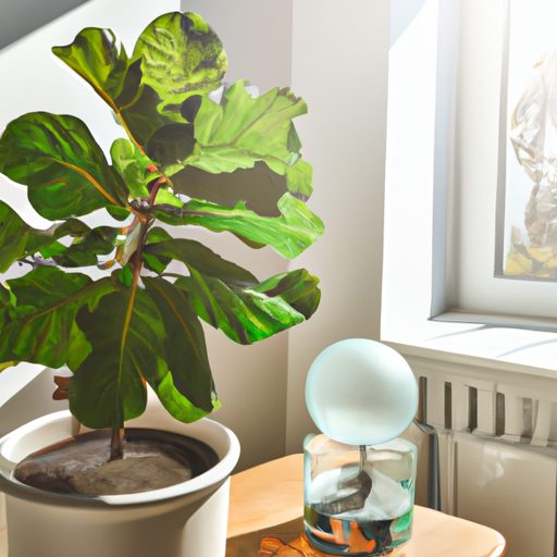 a fiddle leaf fig plant in a decorative 512x512 18682111