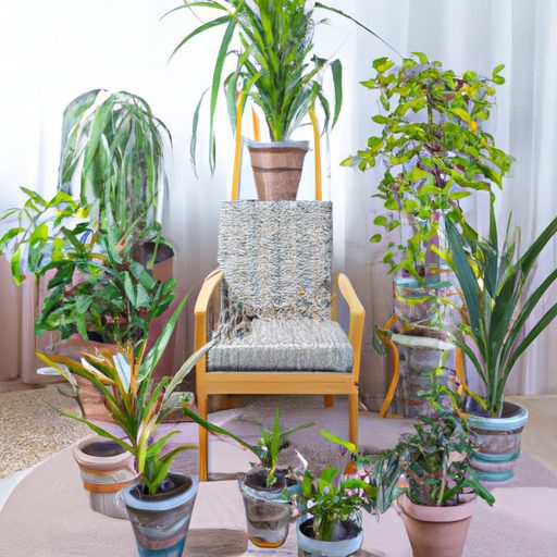 a group of potted plants arranged on var 512x512 29960602
