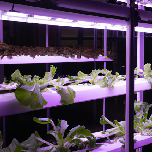 a hydroponic garden with led lights phot 512x512 61296784
