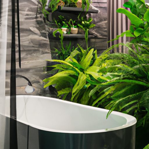 a lush green oasis in a modern bathroom 512x512 28558534