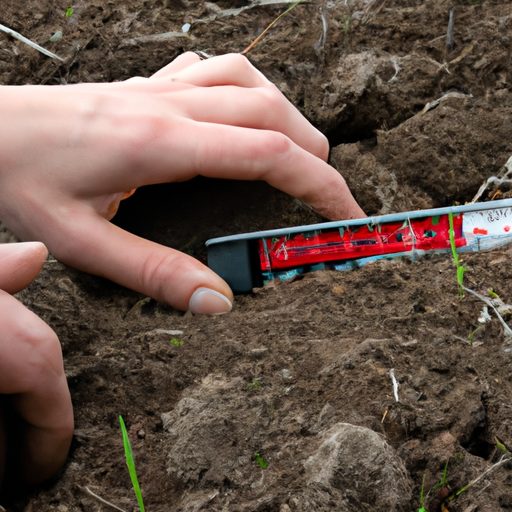 a person checking soil moisture level ph 512x512 96759920