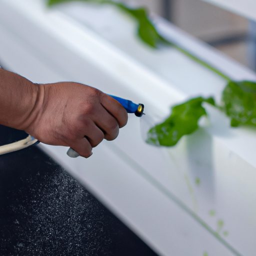 a person cleaning a hydroponic system ph 512x512 87227557