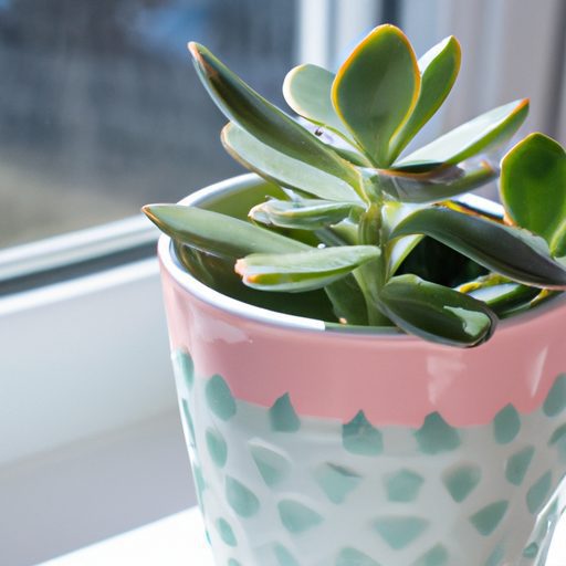 a small succulent plant in a cute colorf 512x512 33764905