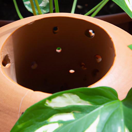 a terracotta pot with aeration holes sur 512x512 33917318