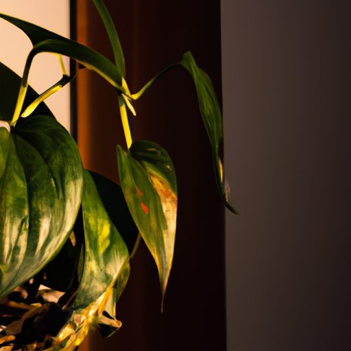 a thriving pothos plant in a dimly lit r 512x512 23412329