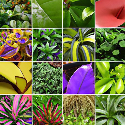 a vibrant collage of diverse houseplants 512x512 18811005