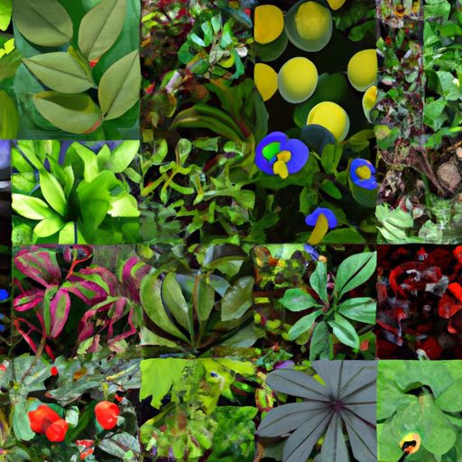 a vibrant collage of diverse houseplants 512x512 9649710