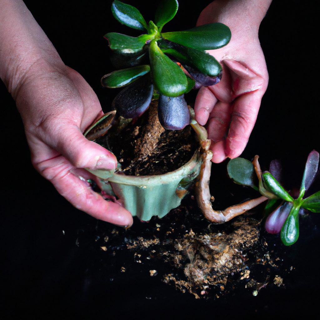 how to transplant a jade plant