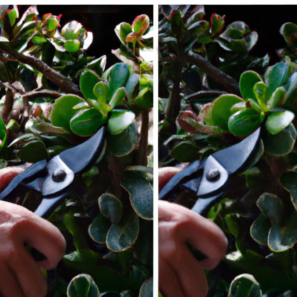 how to trim jade plant