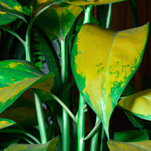 indoor plant with yellowing leaves photo 512x512 9831509