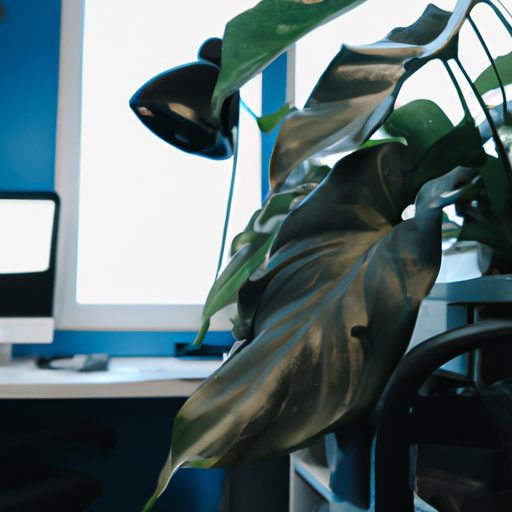 office space with green plants photoreal 512x512 71070610