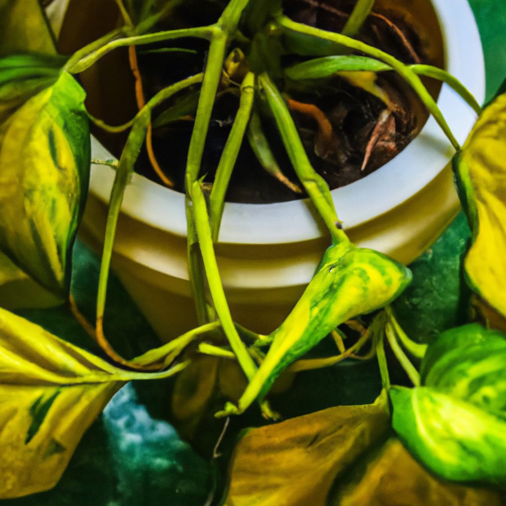 why is my pothos turning yellow 1