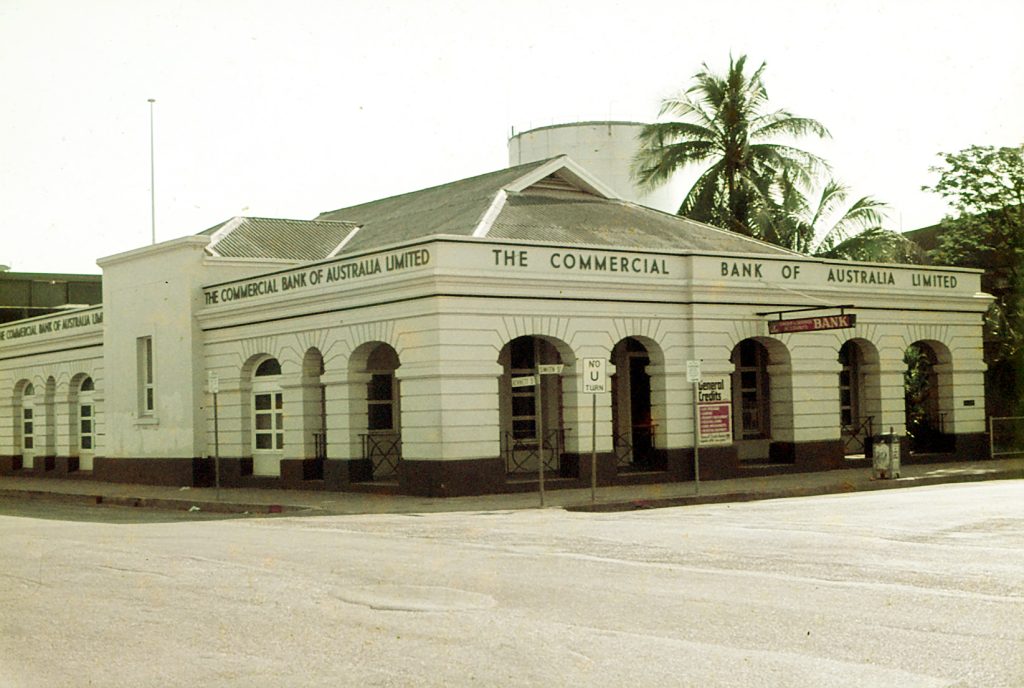 Commercial Bank of Australia on the corner of Bennett and Smith Streets