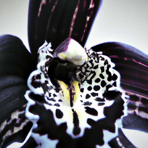 a black orchid with intricate patterns p 512x512 94220807