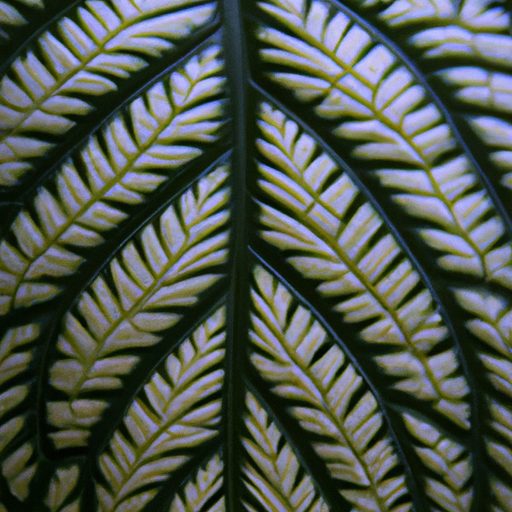 a close up of a prayer plant leaf showca 512x512 14213981