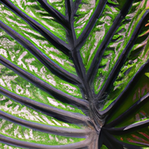 a close up of a vibrant alocasia leaf sh 512x512 75773245