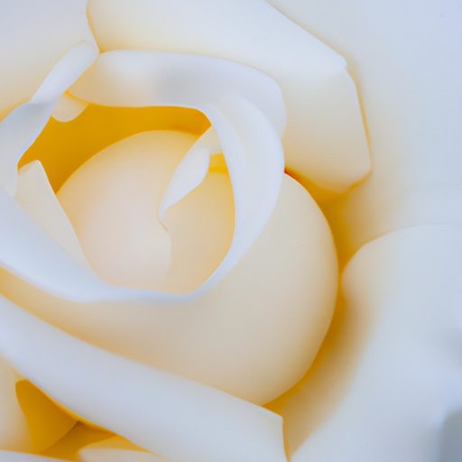 a close up of a white rose with a bright 512x512 75712329