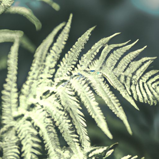 a close up of ethereal fern leaves photo 512x512 26611386