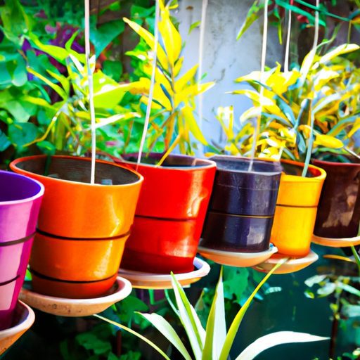 a cluster of vibrant hanging pots photor 512x512 15748086