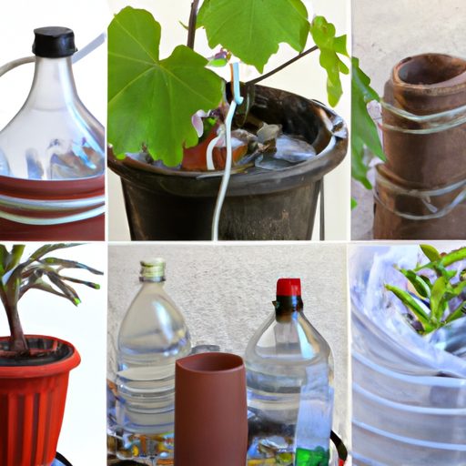 a collage of different diy self watering 512x512 96362864