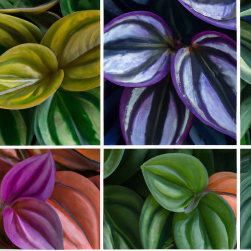 a collage of various colorful peperomia 512x512 53984931