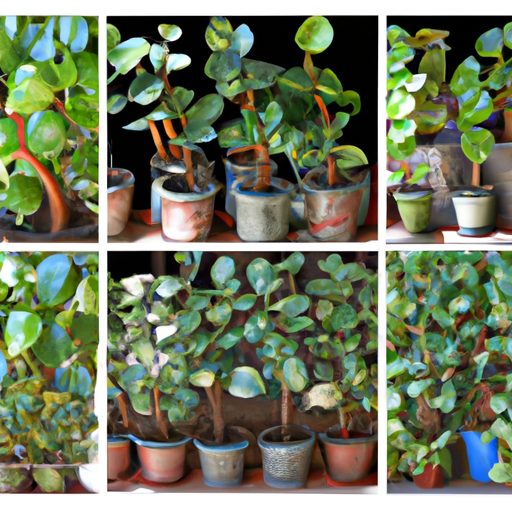 a collage of various money plant species 512x512 18100755