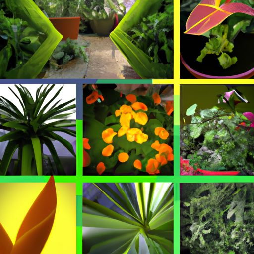 a collage of vibrant indoor plants photo 512x512 19767933