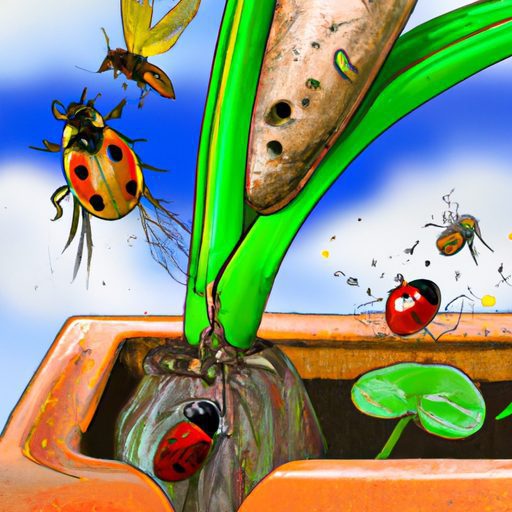 a colorful illustration of a ladybug and 512x512 30119845