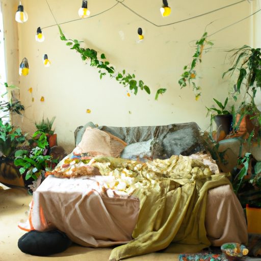 a cozy bedroom filled with lush thriving 512x512 24243989