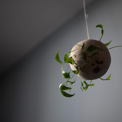 a kokedama hanging from a ceiling photor 512x512 49197