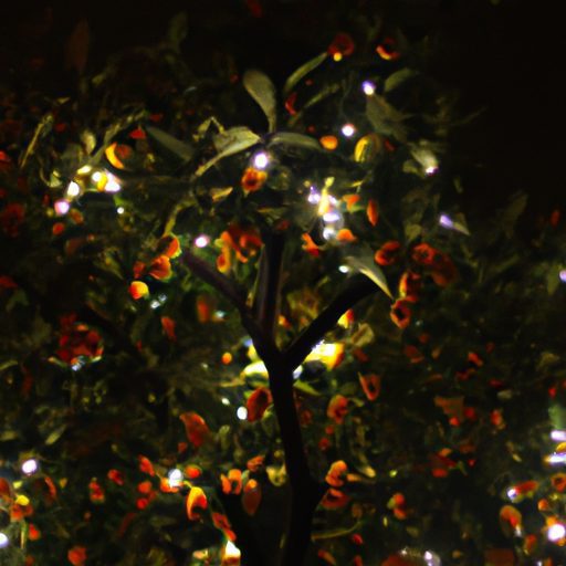 a kumquat tree shining with fairy lights 512x512 19476439