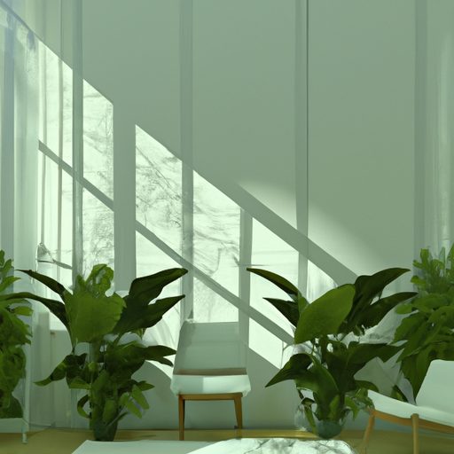 a living room with towering greenery pho 512x512 79426488