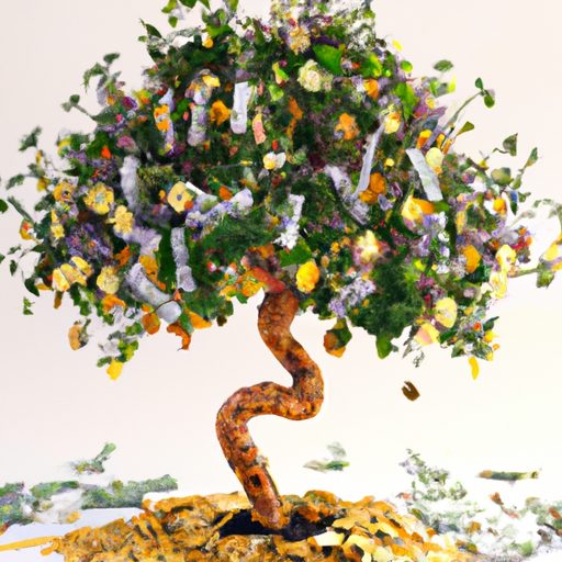 a lush and vibrant money tree surrounded 512x512 51539048