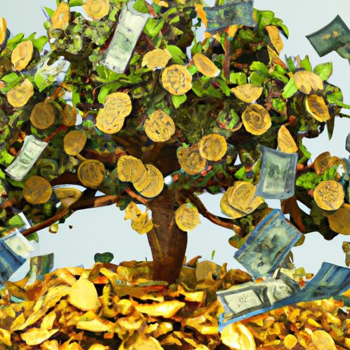 a lush and vibrant money tree surrounded 512x512 6671341