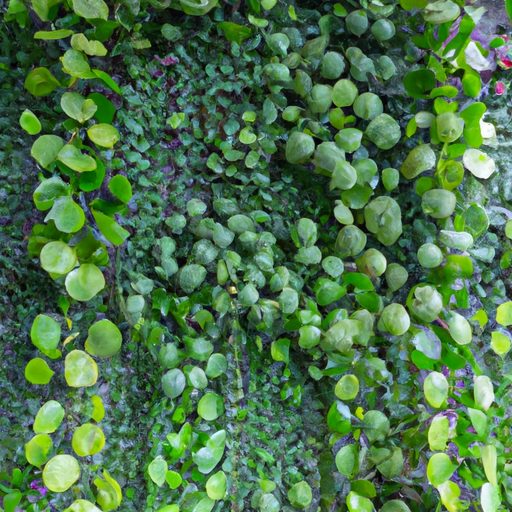 a lush green wall adorned with hanging k 512x512 57562936