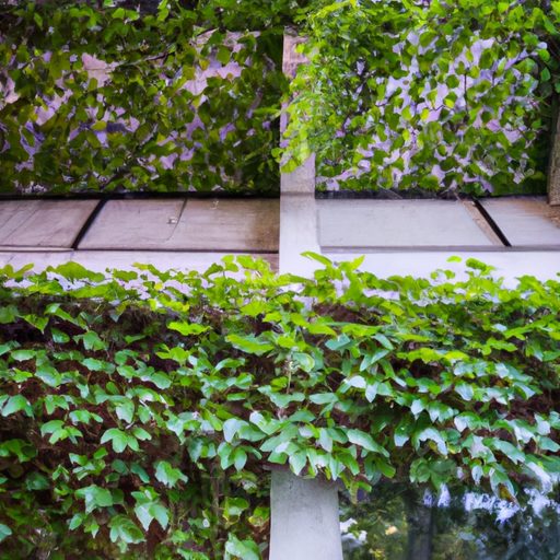 a lush green wall covered in cascading v 512x512 69555938