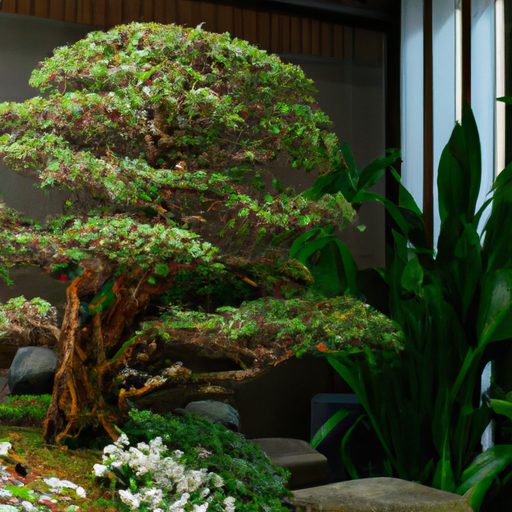 a lush indoor japanese banyan garden pho 512x512 45717167