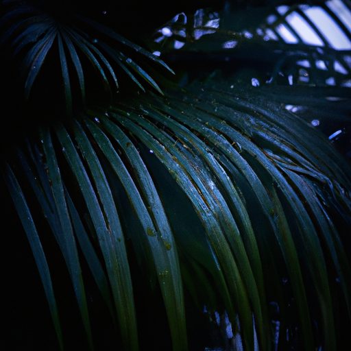 a lush majesty palm surrounded by drople 512x512 31868147