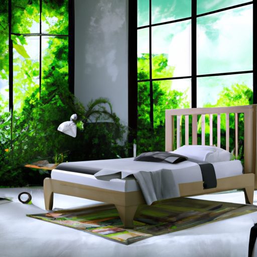 a serene bedroom with lush greenery phot 512x512 26638740