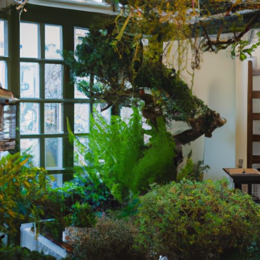 a serene indoor oasis with lush japanese 512x512 33490364
