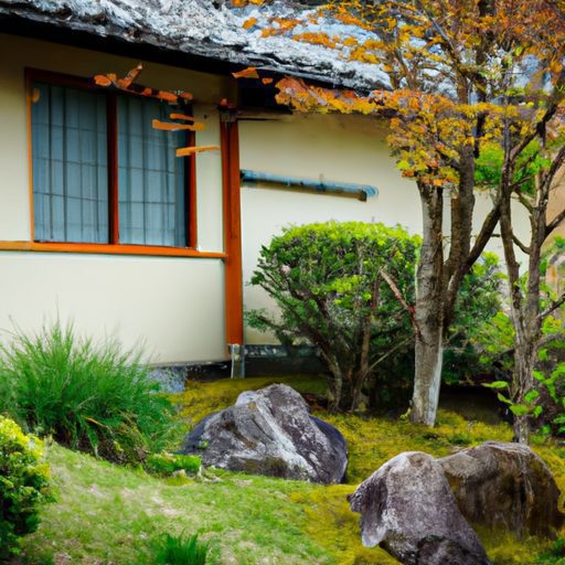a serene japanese garden with lush green 512x512 81150157
