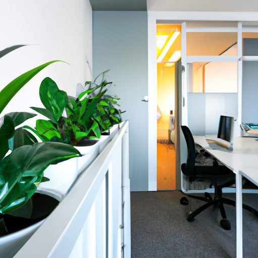 a sleek modern office with minimalistic 512x512 9861906
