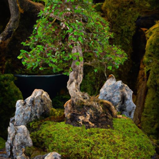 a small boxwood bonsai tree sitting peac 512x512 54095500