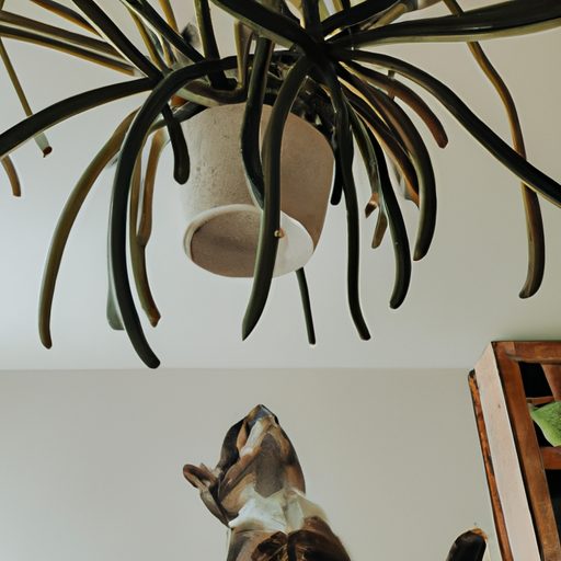 a spider plant hanging from a ceiling wi 512x512 66926539