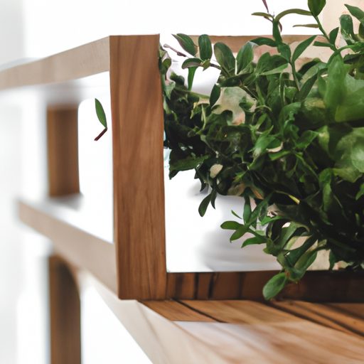 a stylish wooden plant stand showcasing 512x512 12353258