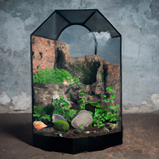 a terrarium surrounded by a fortress pho 512x512 67638117